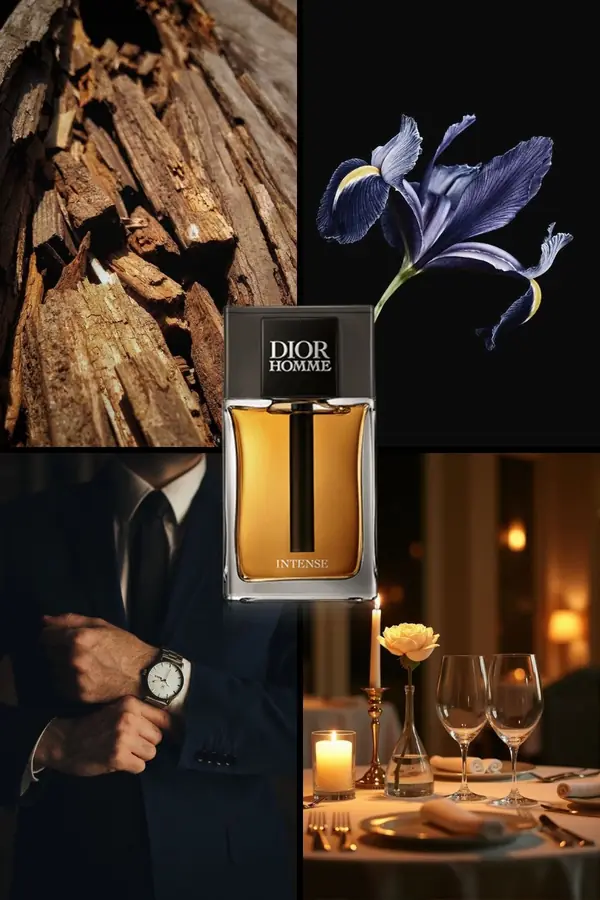 Perfume Dior Homme Intense e ingredientes olfativos